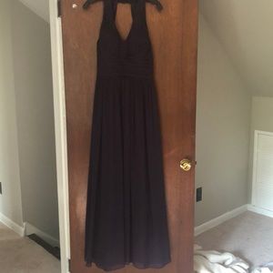 D’zage plum bridesmaid dress- style 8124